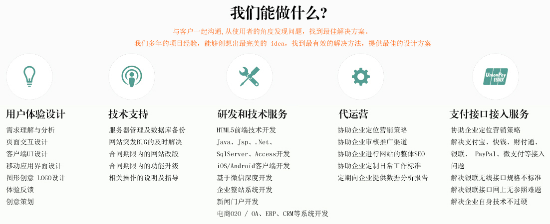 我們能做什么